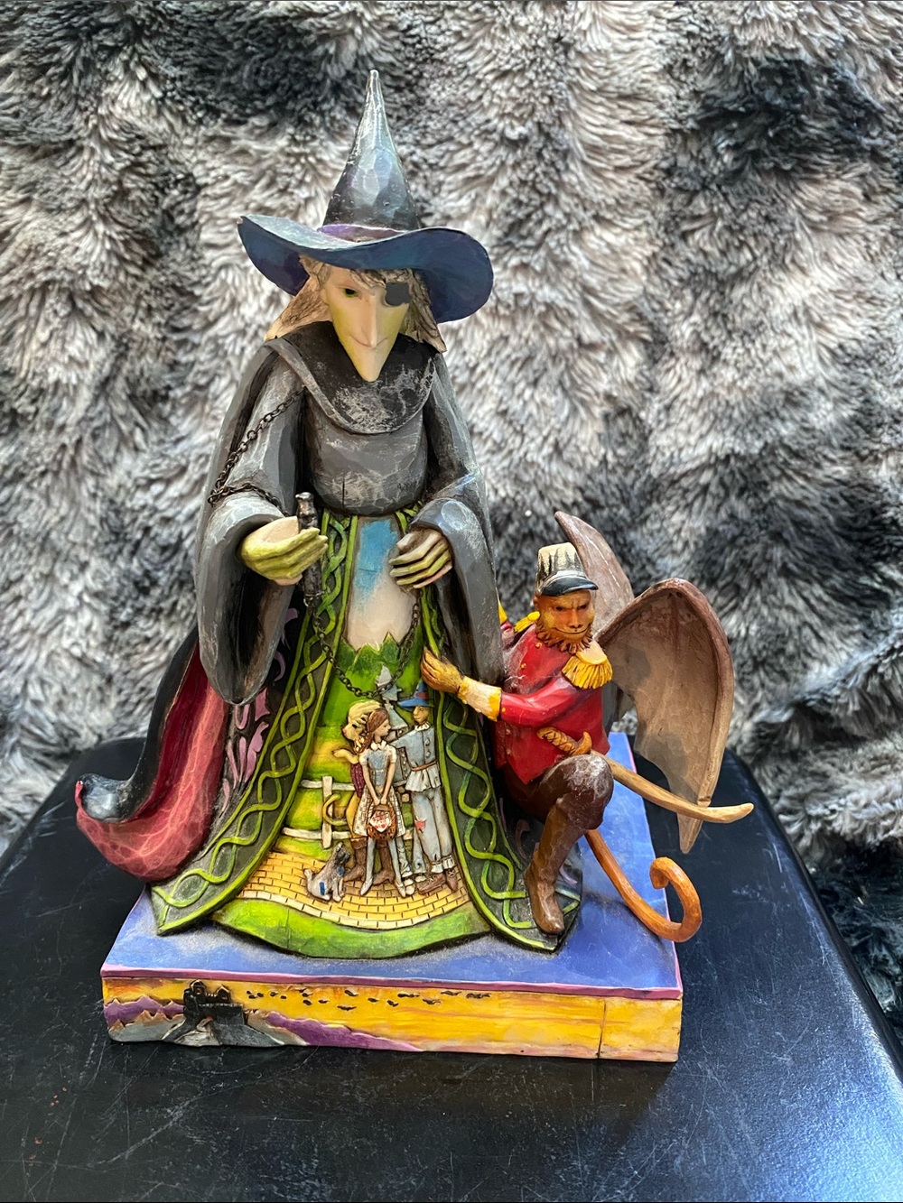 Jim Shore Wizard and Monkey Figurine - Wicked